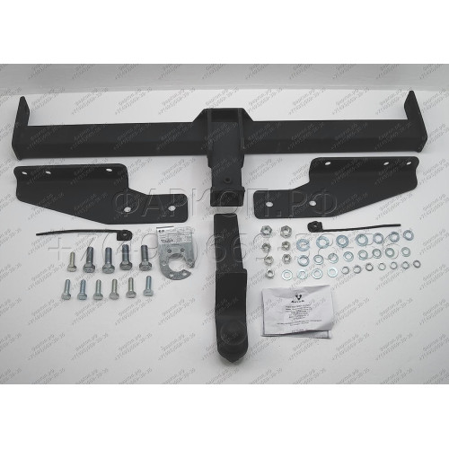 JC 01 AVTOS Фаркоп на JAC T6 2020- без снятия и подрезки бампера. Тип шара: E. Нагрузки: 1500/100 кг, масса фаркопа 19 кг (без электрики в комплекте)