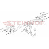 K-072 STEINHOF Фаркоп на Kia Niro 2016-2021 (только версии C5P11/D61AY1 и C5P11/D61BY1). Требуется подрезка бампера. Тип шара: AV (вертикальное быстросъемное крепление шара на ключе). Нагрузки: 1300/100 кг, масса фаркопа 21,4 кг (без электрики в комплекте