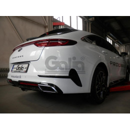 K047A GALIA Полностью оцинкованный фаркоп на Kia ProCeed 2018-. Тип шара: A. Установка без снятия и выреза бампера. Нагрузки: 1600/85 кг, масса фаркопа 14,82 кг