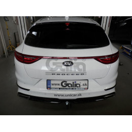 K047A GALIA Полностью оцинкованный фаркоп на Kia ProCeed 2018-. Тип шара: A. Установка без снятия и выреза бампера. Нагрузки: 1600/85 кг, масса фаркопа 14,82 кг