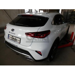 K049A GALIA Полностью оцинкованный фаркоп на Kia XCeed 2020-. Тип шара: A. Установка без выреза бампера. Нагрузки: 1600/85 кг, масса фаркопа 13,32 кг