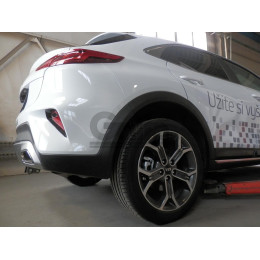 K049A GALIA Полностью оцинкованный фаркоп на Kia XCeed 2020-. Тип шара: A. Установка без выреза бампера. Нагрузки: 1600/85 кг, масса фаркопа 13,32 кг