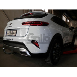 K049A GALIA Полностью оцинкованный фаркоп на Kia XCeed 2020-. Тип шара: A. Установка без выреза бампера. Нагрузки: 1600/85 кг, масса фаркопа 13,32 кг