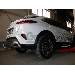 K049A GALIA Полностью оцинкованный фаркоп на Kia XCeed 2020-. Тип шара: A. Установка без выреза бампера. Нагрузки: 1600/85 кг, масса фаркопа 13,32 кг