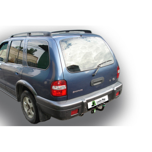 K103-A Лидер-плюс ТСУ для Kia Sportage 5 дверей 1995-2005 без снятия и выреза бампера. Нагрузки: 1500/75 кг, масса фаркопа 14,46 кг (без электрики в комплекте)