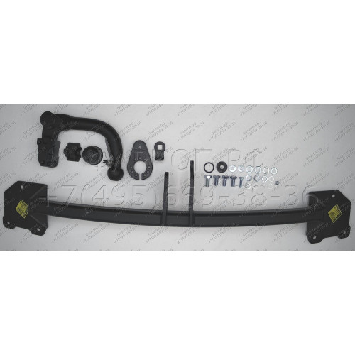 M-281 STEINHOF Фаркоп на Mini Cooper Countryman 2WD R60 2010-2017, Mini Cooper Countryman 4WD R60 2010-2014. Требуется подрезка бампера. Тип шара: AV (вертикальное быстросъемное крепление шара на ключе). Нагрузки: 1250/75 кг, масса фаркопа 20,6 кг (без эл