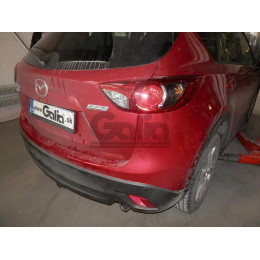 M129A GALIA Полностью оцинкованный фаркоп на Mazda CX-5 2012-2017, 2017-2025. Подрозетник убирается за бампер. Тип шара: A. Невидимый вырез бампера. Нагрузки: 210