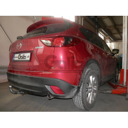M129A GALIA Полностью оцинкованный фаркоп на Mazda CX-5 2012-2017, 2017-2025. Подрозетник убирается за бампер. Тип шара: A. Невидимый вырез бампера. Нагрузки: 210