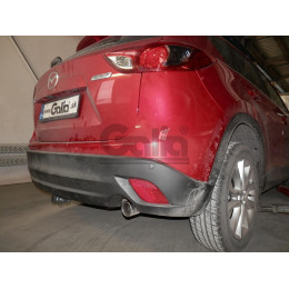 M129A GALIA Полностью оцинкованный фаркоп на Mazda CX-5 2012-2017, 2017-2025. Подрозетник убирается за бампер. Тип шара: A. Невидимый вырез бампера. Нагрузки: 210