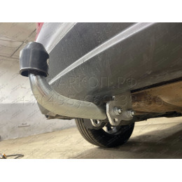M129A GALIA Полностью оцинкованный фаркоп на Mazda CX-5 2012-2017, 2017-2025. Подрозетник убирается за бампер. Тип шара: A. Невидимый вырез бампера. Нагрузки: 210