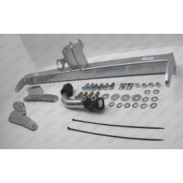 M129A GALIA Полностью оцинкованный фаркоп на Mazda CX-5 2012-2017, 2017-2025. Подрозетник убирается за бампер. Тип шара: A. Невидимый вырез бампера. Нагрузки: 210