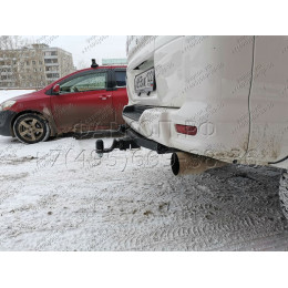 H.M18.E HALTY Фаркоп на Mitsubishi Delica 4 поколение 1994-2007 (кроме PF8W super exceed crystal lite roof long) без подрезки бампера. Тип шара: E. Нагрузки: 750/75 кг, масса фаркопа 24,