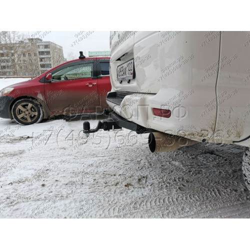 H.M18.E HALTY Фаркоп на Mitsubishi Delica 4 поколение 1994-2007 (кроме PF8W super exceed crystal lite roof long) без подрезки бампера. Тип шара: E. Нагрузки: 750/75 кг, масса фаркопа 24,8 кг
