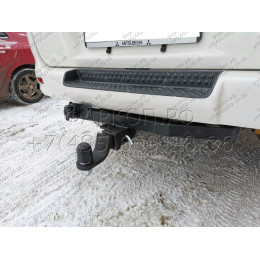 H.M18.E HALTY Фаркоп на Mitsubishi Delica 4 поколение 1994-2007 (кроме PF8W super exceed crystal lite roof long) без подрезки бампера. Тип шара: E. Нагрузки: 750/75 кг, масса фаркопа 24,