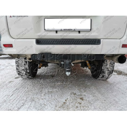 H.M18.E HALTY Фаркоп на Mitsubishi Delica 4 поколение 1994-2007 (кроме PF8W super exceed crystal lite roof long) без подрезки бампера. Тип шара: E. Нагрузки: 750/75 кг, масса фаркопа 24,