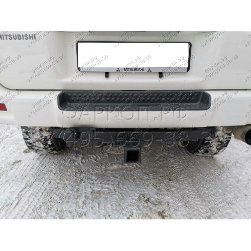 H.M18.E HALTY Фаркоп на Mitsubishi Delica 4 поколение 1994-2007 (кроме PF8W super exceed crystal lite roof long) без подрезки бампера. Тип шара: E. Нагрузки: 750/75 кг, масса фаркопа 24,8 кг