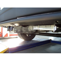 N047C GALIA Полностью оцинкованный фаркоп на Nissan Interstar 1998-2010, Opel Movano A 1999-2010, Renault Master 1998-2010. Тип шара: C (горизонтальный съемный). Установка без сняти