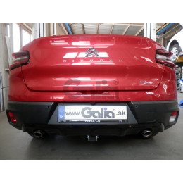 O074A GALIA Полностью оцинкованный фаркоп на Citroen C4 X 2023-, Opel Mokka 2020-, Jeep Avenger 2023-. Тип шара: A. Невидимый вырез бампера. Нагрузки: 1400/85 кг, масса фаркопа