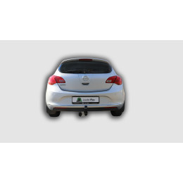 O118-A Лидер-плюс ТСУ для Opel Astra J хетчбек 2009-2015, Opel Astra J GTC 2012-2018 без выреза бампера. Нагрузки: 1500/75 кг, масса фаркопа 17,6 кг (без электрики в комплек