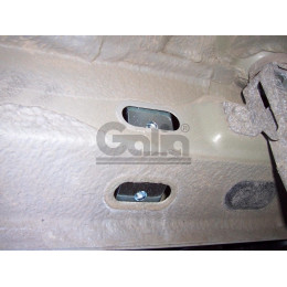 R081A GALIA Полностью оцинкованный фаркоп на Renault Kangoo 1998-2010, кроме 4x4, кроме Long. Тип шара: A. Установка без снятия и выреза бампера. Нагрузки: 1350/75 кг,
