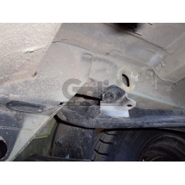R081A GALIA Полностью оцинкованный фаркоп на Renault Kangoo 1998-2010, кроме 4x4, кроме Long. Тип шара: A. Установка без снятия и выреза бампера. Нагрузки: 1350/75 кг,