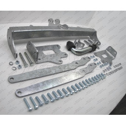 R101A GALIA Полностью оцинкованный фаркоп на Land Rover Range Rover Sport 2013-2022. Тип шара: A. Невидимый вырез бампера. Нагрузки: 3500/200 кг, масса фаркопа 22,52 кг