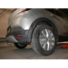 R103A GALIA Полностью оцинкованный фаркоп на Renault Captur (Европейская версия, не Kaptur) 2019-. Тип шара: A. Невидимый вырез бампера. Нагрузки: 1500/80 кг, масса