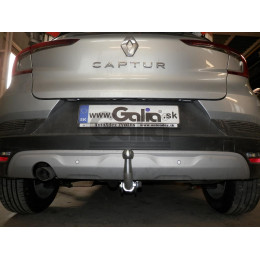 R103A GALIA Полностью оцинкованный фаркоп на Renault Captur (Европейская версия, не Kaptur) 2019-. Тип шара: A. Невидимый вырез бампера. Нагрузки: 1500/80 кг, масса