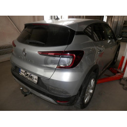 R103A GALIA Полностью оцинкованный фаркоп на Renault Captur (Европейская версия, не Kaptur) 2019-. Тип шара: A. Невидимый вырез бампера. Нагрузки: 1500/80 кг, масса