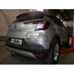 R103A GALIA Полностью оцинкованный фаркоп на Renault Captur (Европейская версия, не Kaptur) 2019-. Тип шара: A. Невидимый вырез бампера. Нагрузки: 1500/80 кг, масса