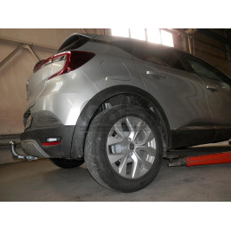R103A GALIA Полностью оцинкованный фаркоп на Renault Captur (Европейская версия, не Kaptur) 2019-. Тип шара: A. Невидимый вырез бампера. Нагрузки: 1500/80 кг, масса