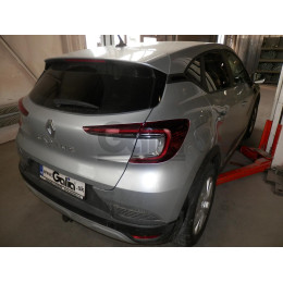 R103A GALIA Полностью оцинкованный фаркоп на Renault Captur (Европейская версия, не Kaptur) 2019-. Тип шара: A. Невидимый вырез бампера. Нагрузки: 1500/80 кг, масса