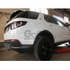 R107A GALIA Полностью оцинкованный фаркоп на Land Rover Discovery Sport 5-местная версия (с запасным колесом в багажнике) 2019-. Тип шара: A. Установка без выреза бампера, но с подрезкой держателя выхлопа. Нагрузки: 2200/145 кг, масса фаркопа 24,72 кг