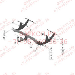 RN 03 AVTOS Фаркоп на Lada Largus 2012-, Dacia Logan универсал 2007-2014 без подрезки бампера. Тип шара: A. Нагрузки: 1300/75 кг, масса фаркопа 20 кг (без электрики в комп