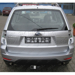 S-360 STEINHOF Фаркоп на Subaru Forester (кроме 2.0 S-Turbo) 1997-2008 без снятия и подрезки бампера. Тип шара: A. Нагрузки: 2000/75 кг, масса фаркопа 16,5 кг (без электрики 