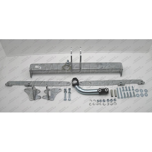S076A GALIA Полностью оцинкованный фаркоп на Subaru Legacy универсал (BP), Subaru Outback 4WD 2004-2009. Тип шара: A. Невидимый вырез бампера. Нагрузки: 2000/85 кг, масса фаркопа 16,42 кг