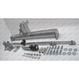 S076A GALIA Полностью оцинкованный фаркоп на Subaru Legacy универсал (BP), Subaru Outback 4WD 2004-2009. Тип шара: A. Невидимый вырез бампера. Нагрузки: 2000/85 кг, масса ф