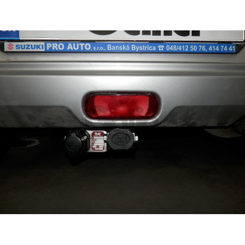 S078C GALIA Полностью оцинкованный фаркоп на Suzuki Swift хетчбек 3/5 дверей 2005-2009, кроме 4WD, Opel Agila B 2008-2014, Suzuki Splash 2008-2015. Шар перекрывает противотуманную фару. Тип шара: C (горизонтальный съемный). Невидимый вырез бампера. Нагруз