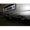 S078C GALIA Полностью оцинкованный фаркоп на Suzuki Swift хетчбек 3/5 дверей 2005-2009, кроме 4WD, Opel Agila B 2008-2014, Suzuki Splash 2008-2015. Шар перекрывает противотуманную фару. Тип шара: C (горизонтальный съемный). Невидимый вырез бампера. Нагруз