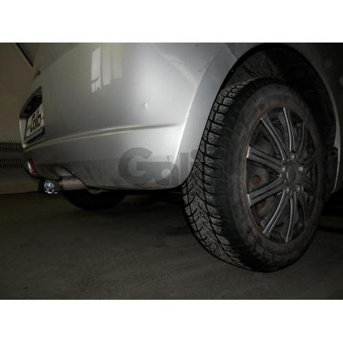 S078C GALIA Полностью оцинкованный фаркоп на Suzuki Swift хетчбек 3/5 дверей 2005-2009, кроме 4WD, Opel Agila B 2008-2014, Suzuki Splash 2008-2015. Шар перекрывает противотуманную фару. Тип шара: C (горизонтальный съемный). Невидимый вырез бампера. Нагруз