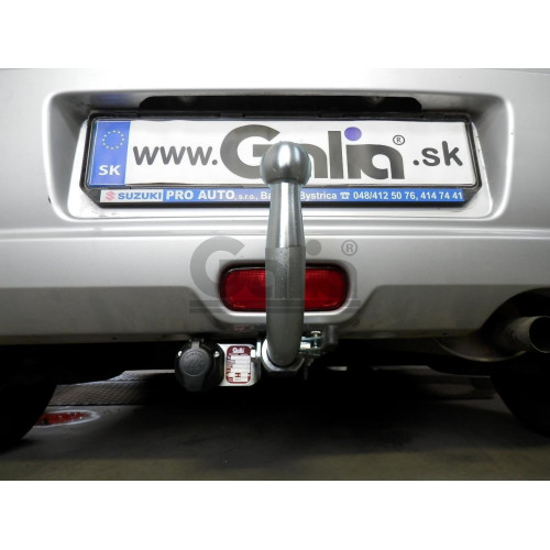 S078C GALIA Полностью оцинкованный фаркоп на Suzuki Swift хетчбек 3/5 дверей 2005-2009, кроме 4WD, Opel Agila B 2008-2014, Suzuki Splash 2008-2015. Шар перекрывает противотуманную фару. Тип шара: C (горизонтальный съемный). Невидимый вырез бампера. Нагруз