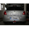 S078C GALIA Полностью оцинкованный фаркоп на Suzuki Swift хетчбек 3/5 дверей 2005-2009, кроме 4WD, Opel Agila B 2008-2014, Suzuki Splash 2008-2015. Шар перекрывает противотуманную фару. Тип шара: C (горизонтальный съемный). Невидимый вырез бампера. Нагруз