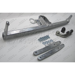 S085C GALIA Полностью оцинкованный фаркоп на Skoda Octavia I седан/универсал 1998-2004, Octavia Tour 2004-2010. Подрозетник убирается за бампер. Тип шара: C (горизонта