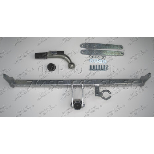 S085C GALIA Полностью оцинкованный фаркоп на Skoda Octavia I седан/универсал 1998-2004, Octavia Tour 2004-2010. Подрозетник убирается за бампер. Тип шара: C (горизонтальный съемный). Невидимый вырез бампера. Нагрузки: 1600/75 кг, масса фаркопа 14,67 кг