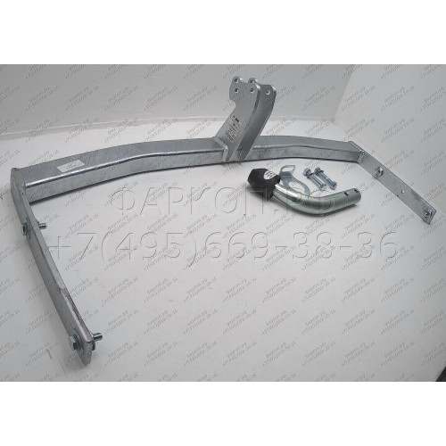 S090A GALIA Полностью оцинкованный фаркоп на Skoda Praktik 2006-2015, Roomster 2006-2015, включая Scout, с 06/2010-2015 требуется электрика с блоком согласования. Тип шара: A. Требуется вырез в бампере. Нагрузки: 1200/50 кг, масса фаркопа 13,62 кг