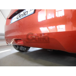 S101C GALIA Полностью оцинкованный фаркоп на Suzuki Swift хетчбек 3/5 дверей 2010-2017, 2WD/4WD. Шар перекрывает противотуманную фару. Тип шара: C (горизонтальн