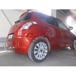 S101C GALIA Полностью оцинкованный фаркоп на Suzuki Swift хетчбек 3/5 дверей 2010-2017, 2WD/4WD. Шар перекрывает противотуманную фару. Тип шара: C (горизонтальн