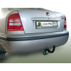 S104-A Лидер-плюс ТСУ для Skoda Octavia Tour лифтбек 1997-2010. Требуется подрезка бампера. Нагрузки: 1300/75 кг, масса фаркопа 18,6 кг (без электрики в комплекте)