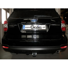 S106C GALIA Полностью оцинкованный фаркоп на Subaru Forester 2013-2018. Тип шара: C (горизонтальный съемный). Невидимый вырез бампера. Нагрузки: 2200/90 кг, масса