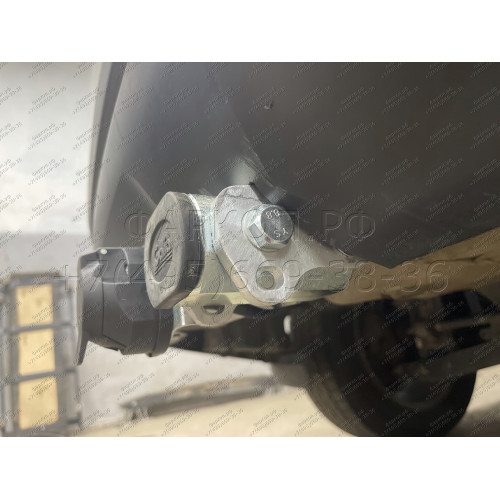 S106C GALIA Полностью оцинкованный фаркоп на Subaru Forester 2013-2018. Тип шара: C (горизонтальный съемный). Невидимый вырез бампера. Нагрузки: 2200/90 кг, масса фаркопа 17,77 кг